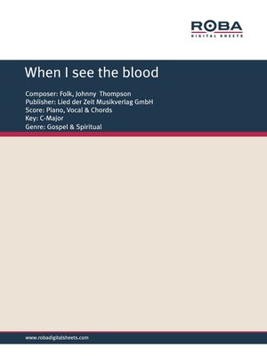 cover image of When I see the blood